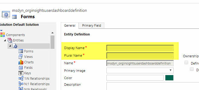 D365 Entity Customizations2