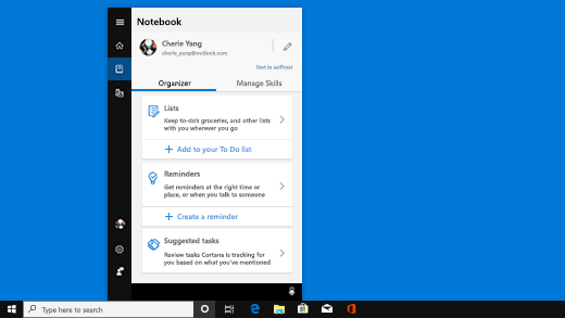 Cortana Notebook