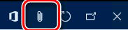 This image shows an Attachment button.