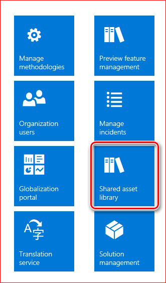 LCS Shared asset library