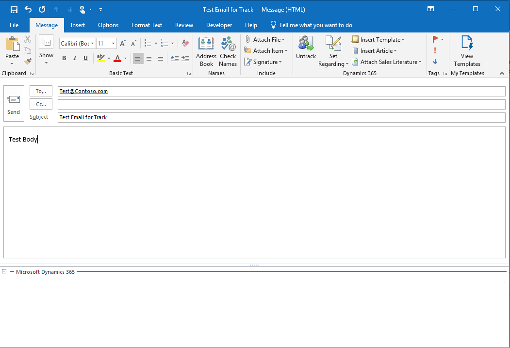 Outlook Client Blank Window