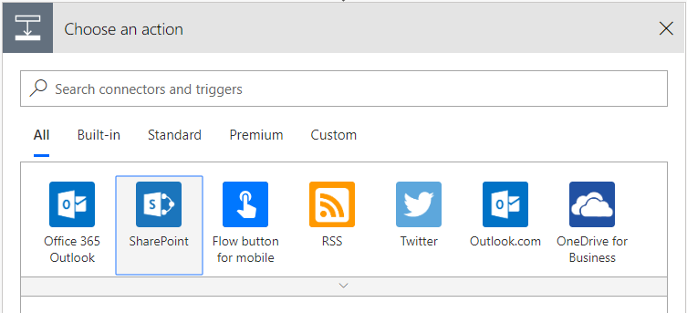 Adding a connection in Flow