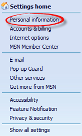 3034160_03 Select personal information on drop down